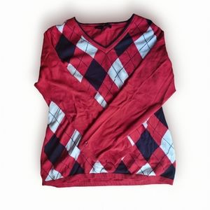 Vintage Tommy Hilfiger Argyle Sweater